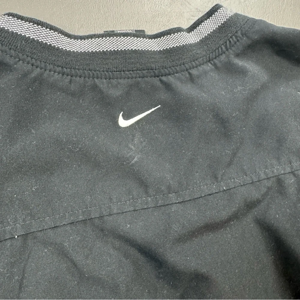 Nike Golf Vest XL Black Windbreaker Sleeveless ScanSource Logo 26.5x27.5